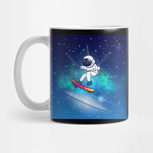 Funny astronaut in space Mug